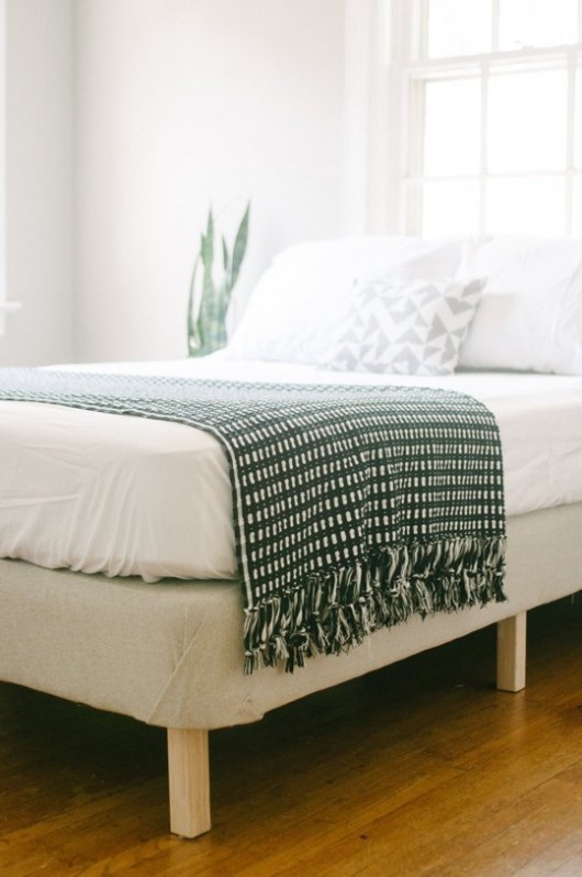 DIY Upholstered Bed Frame | Apartment Therapy
