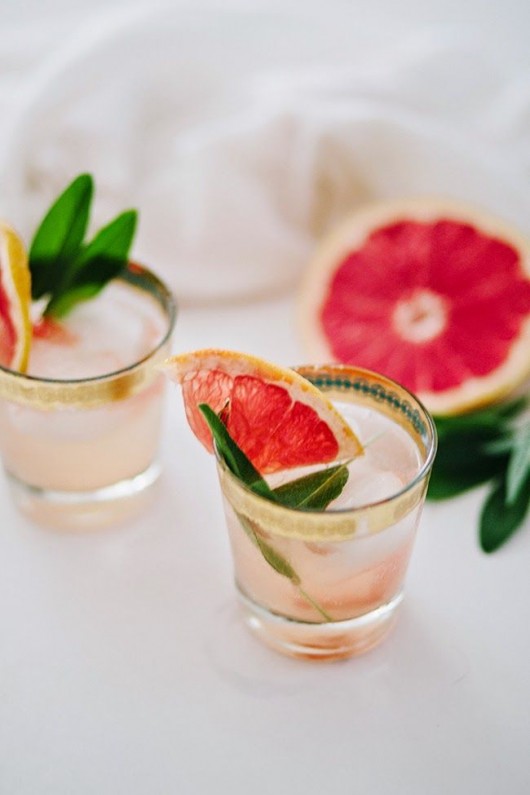 Grapefruit Sage Mimosa | Shannon Kirsten